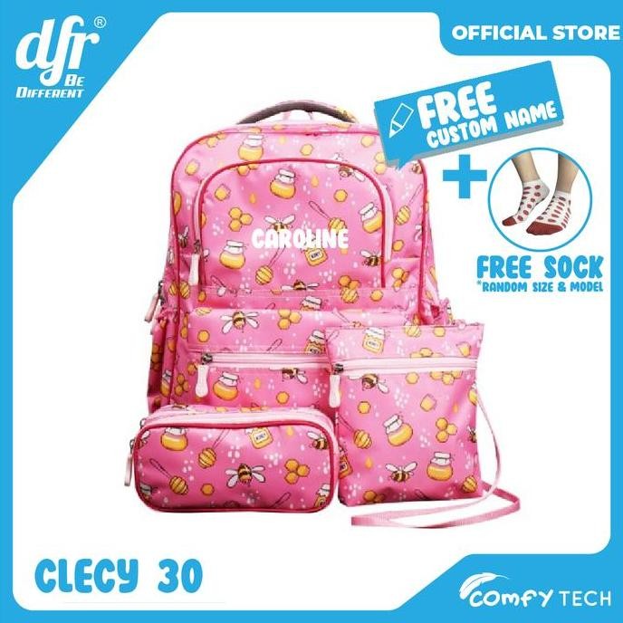 Dfr Tas Sekolah Anak Ransel Backpack Anti Air Cewek Cowok | Clecy