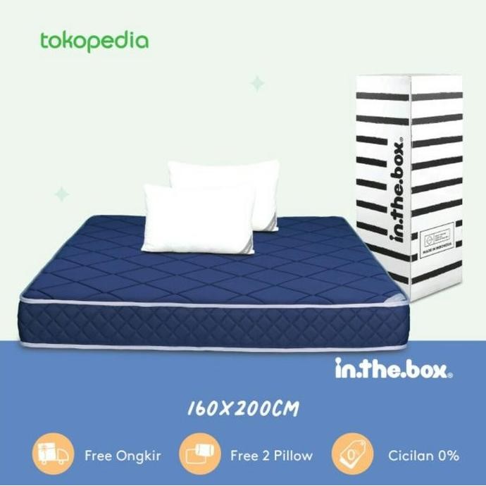 Kasur Full Busa In The Box Hybrid Ukuran 160 x 200 cm (Queen)