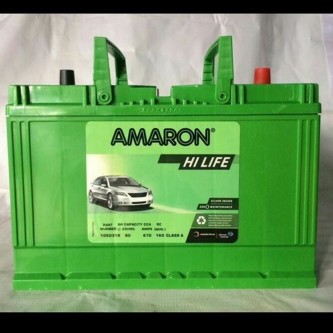 TERBARU - Aki Strada/ Amaron 105D31R Hilife / Amaron N70Z / Aki Genset Kijang