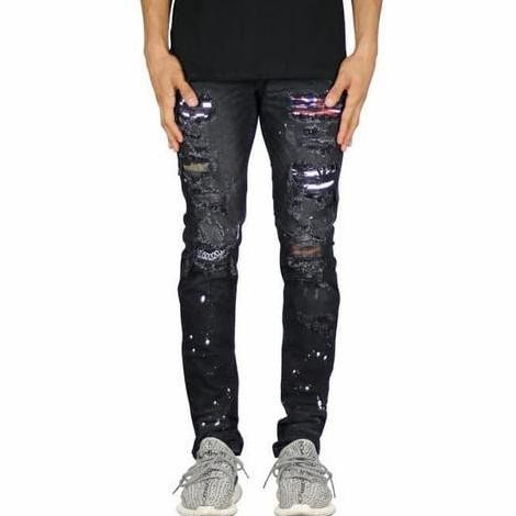 Promo Hyper Denim Patch Black Jeans 100% Authentic