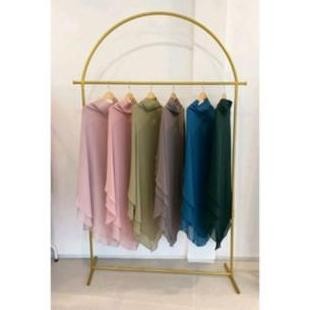 Gawang Baju Gold  / Emas Standing Rak Baju Gantungan Baju Besi-BH