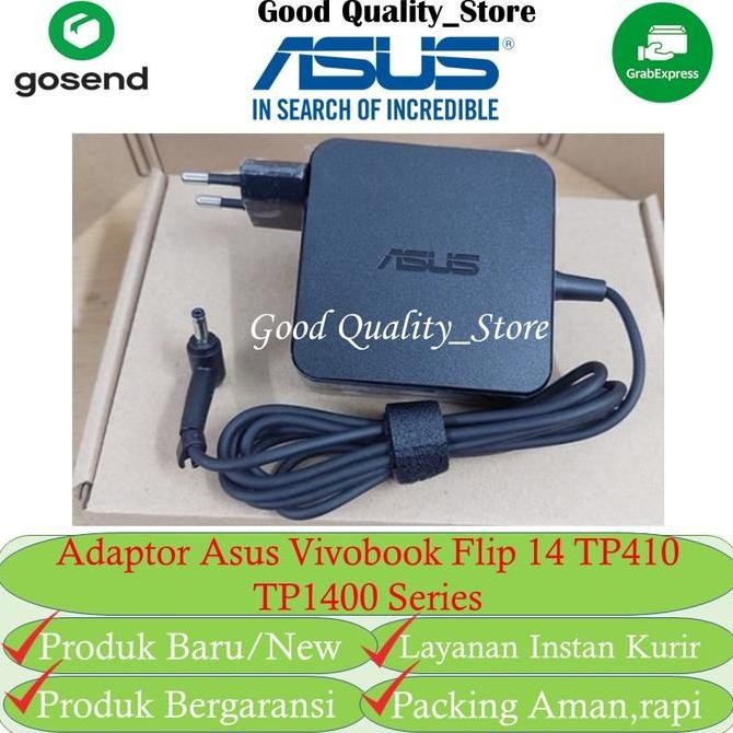 TERMURAH - Ac Adaptor Charger Asus Vivobook Flip 14 TP410 Original