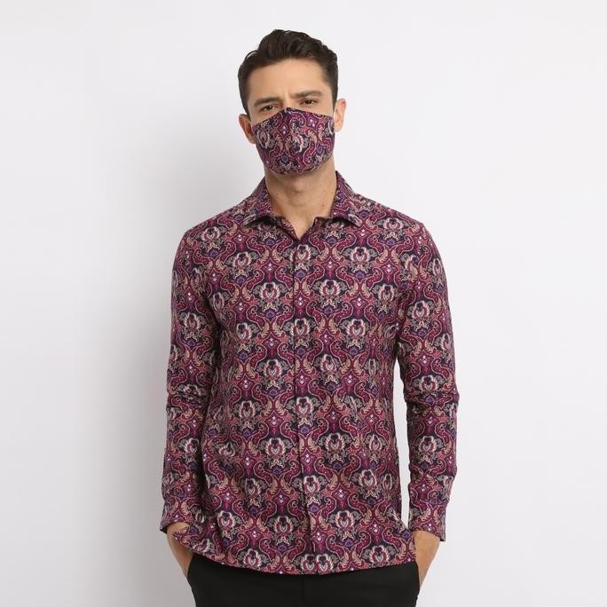 Murah Maginot Tadya Batik Slim Fit Lengan Panjang