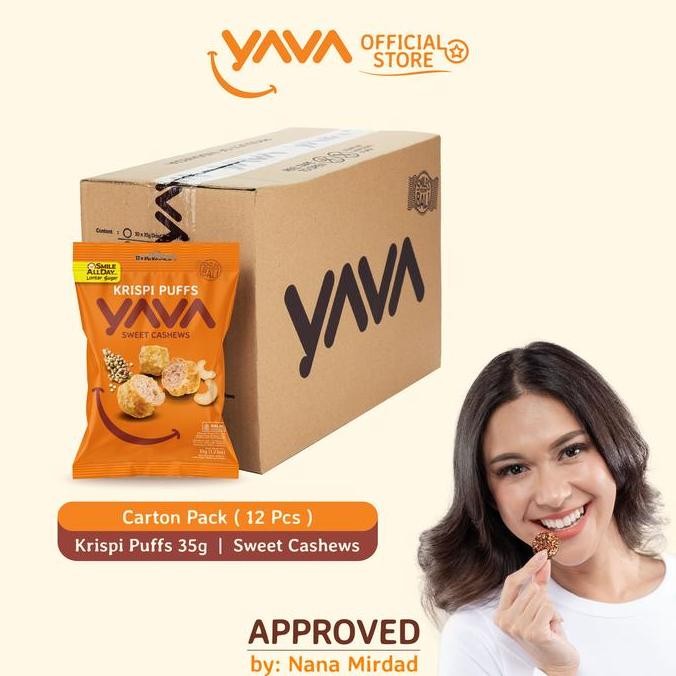 

Sale Yava Carton Pack Krispi Puffs Sweet Cashews (12 X 35G)