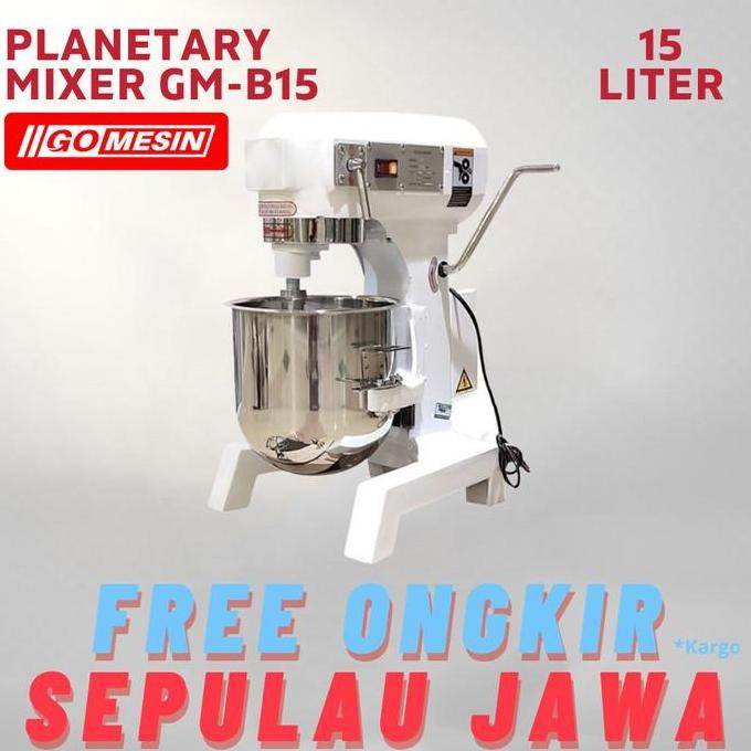 Murah Planetary Mixer Roti Getra B-15 Mixer Planetary 15 Liter Garansi Resmi