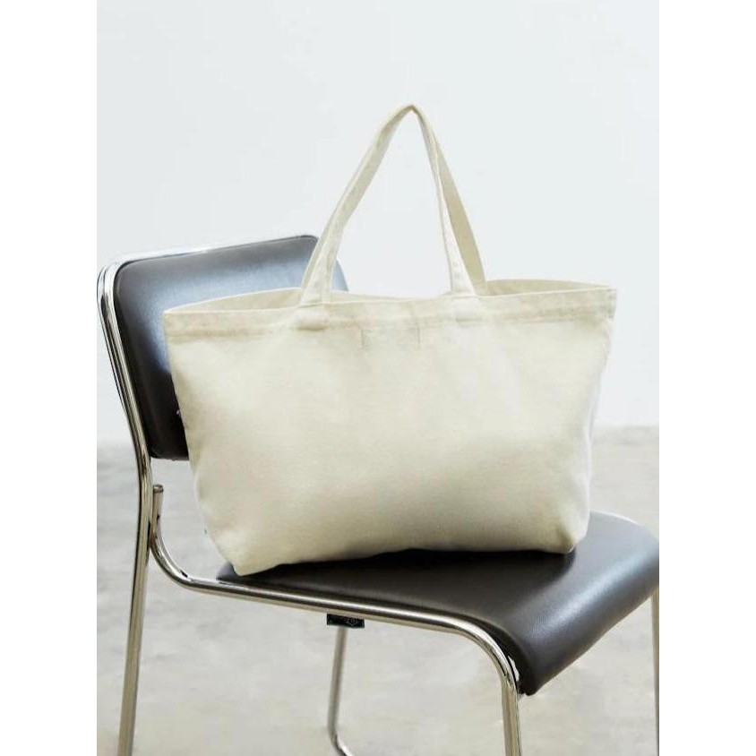 Grosir Gentle Woman Denim Large Tote Bag White Blue (48 X 29)