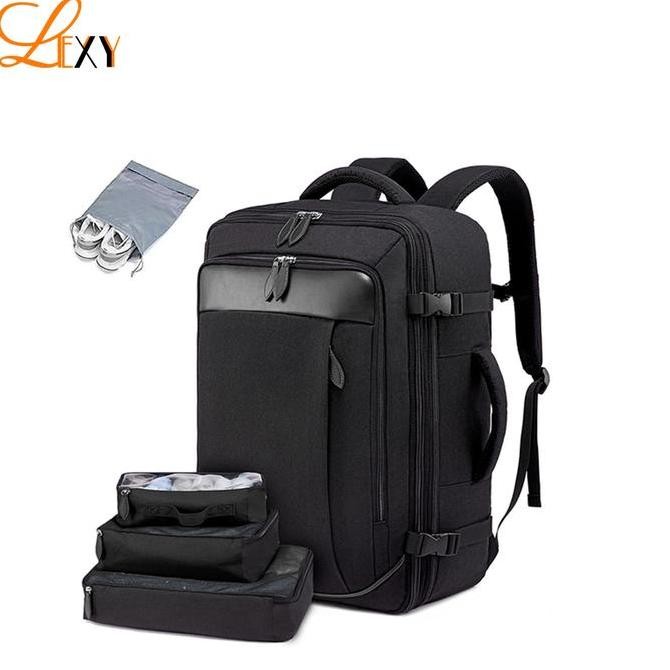 PROMO - LEXY Set -in- Tas Ransel Traveling Multifungsi Pria Dan Wanita Outdoor Waterproofing Ransel 