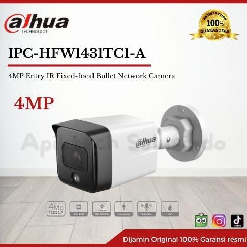 Murah Dahua Ip Camera 4Mp Audio Dahua Hfw1431S1 A Outdor Cctv Audio Dahua