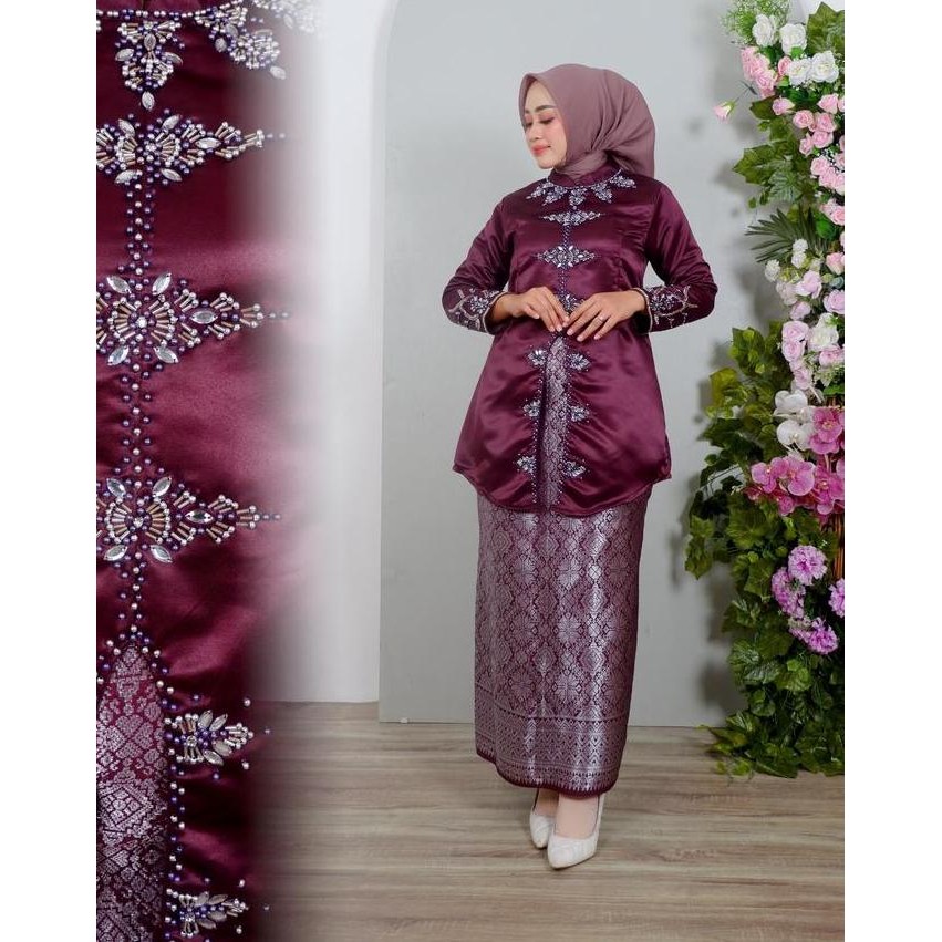 Set Kebaya Kurung Payet || Set CATALEYA Terbaru Baju Kurung Malaysia || Set Kebaya Kurung Payet Mani