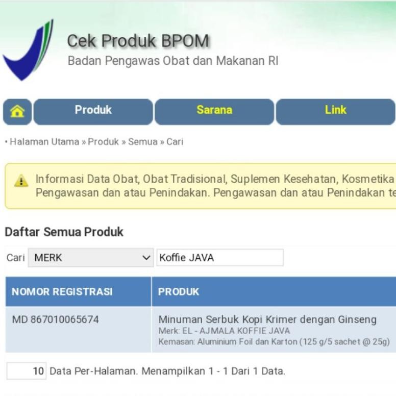 

Ready!! Kopi Java Plus 5 Sachet Kopi JAVA+ Kopi Vitalitas Terfavorit