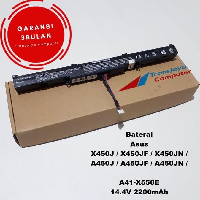 Baterai Battery Asus X450J X450JF X450JN A450J A450JF A450JN A41-X550E
