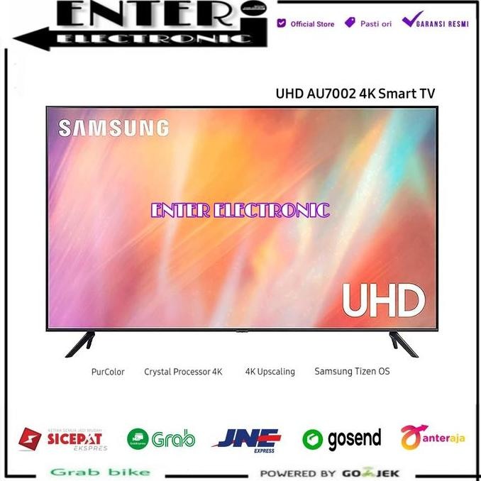 NEW SAMSUNG UA55AU7002 - SMART TV LED 55 INCH CRYSTAL UHD 4K HDR 55AU7002