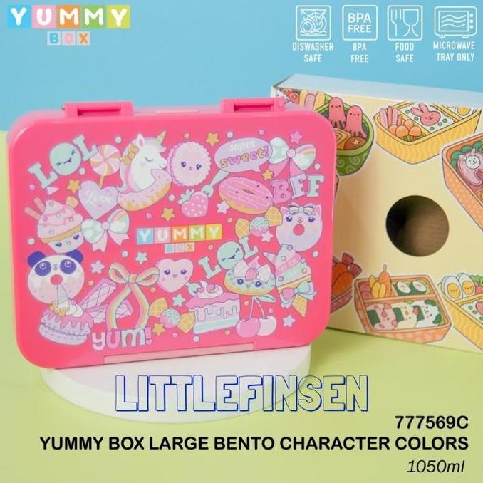 Yummy Box Large Character Lunch Box/Kotak Makan Yummy Box Unicorn Bola