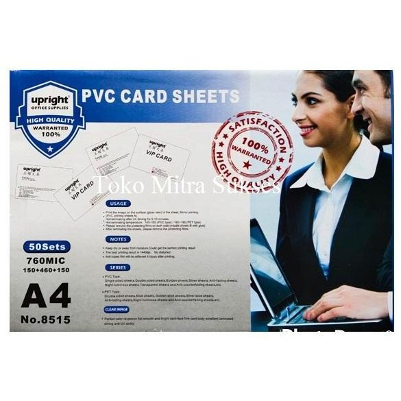 

Premium Bahan PVC ID Card Instan isi 50set