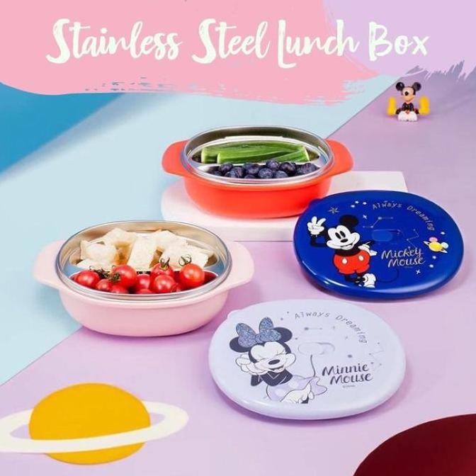 Disney Stainless Steel Lunchbox | Kotak Makan Anak | Kotak Bekal Anak