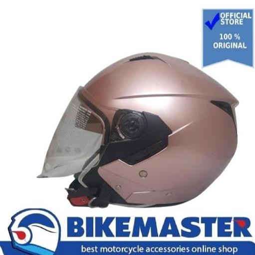 Helm Zeus ZS-205 Rose Gold Half Face