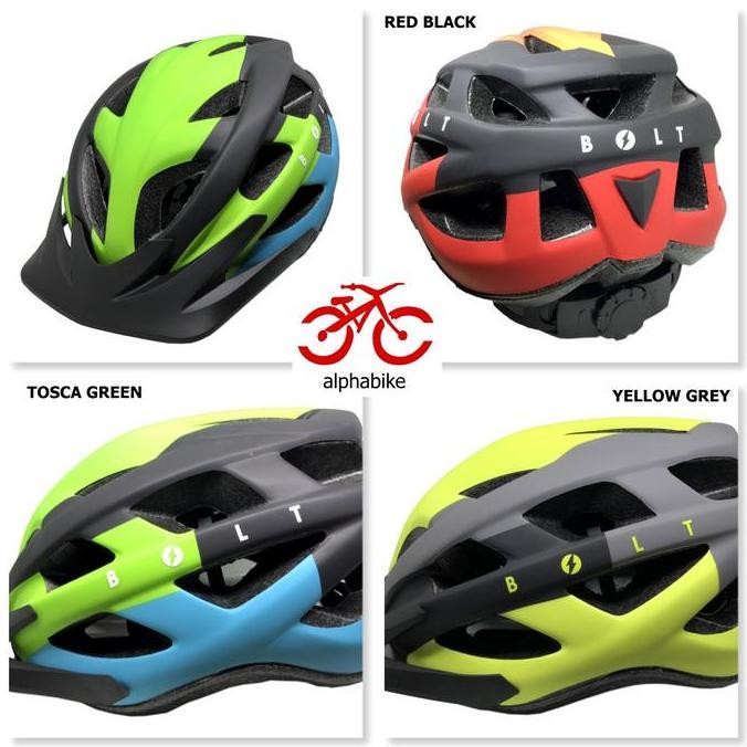 Promo HELM SEPEDA POLYGON NEW BOLT MTB ROADBIKE BALAP COD