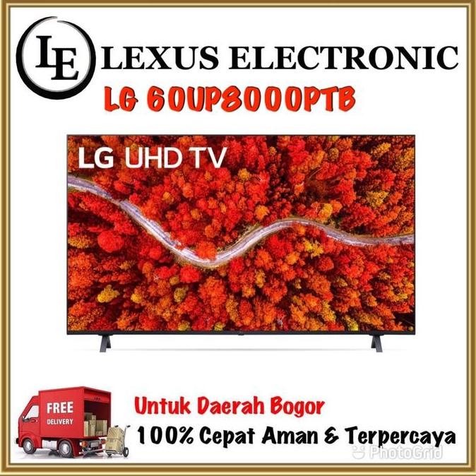 TERBARU - LG LED SMART TV UHD 4K 60 INCH | 60UP8000PTB | 60UP8000 | HDR