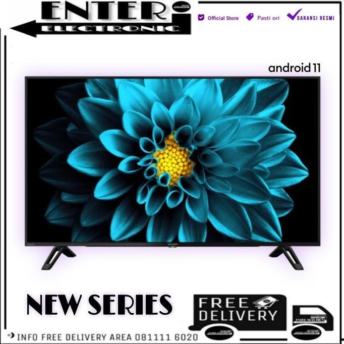 BEBAS ONGKIR - SHARP 4TC65DK1X - SMART ANDROID TV 65 INCH 4K HDR 4T C65DK1 4T C65DK1X