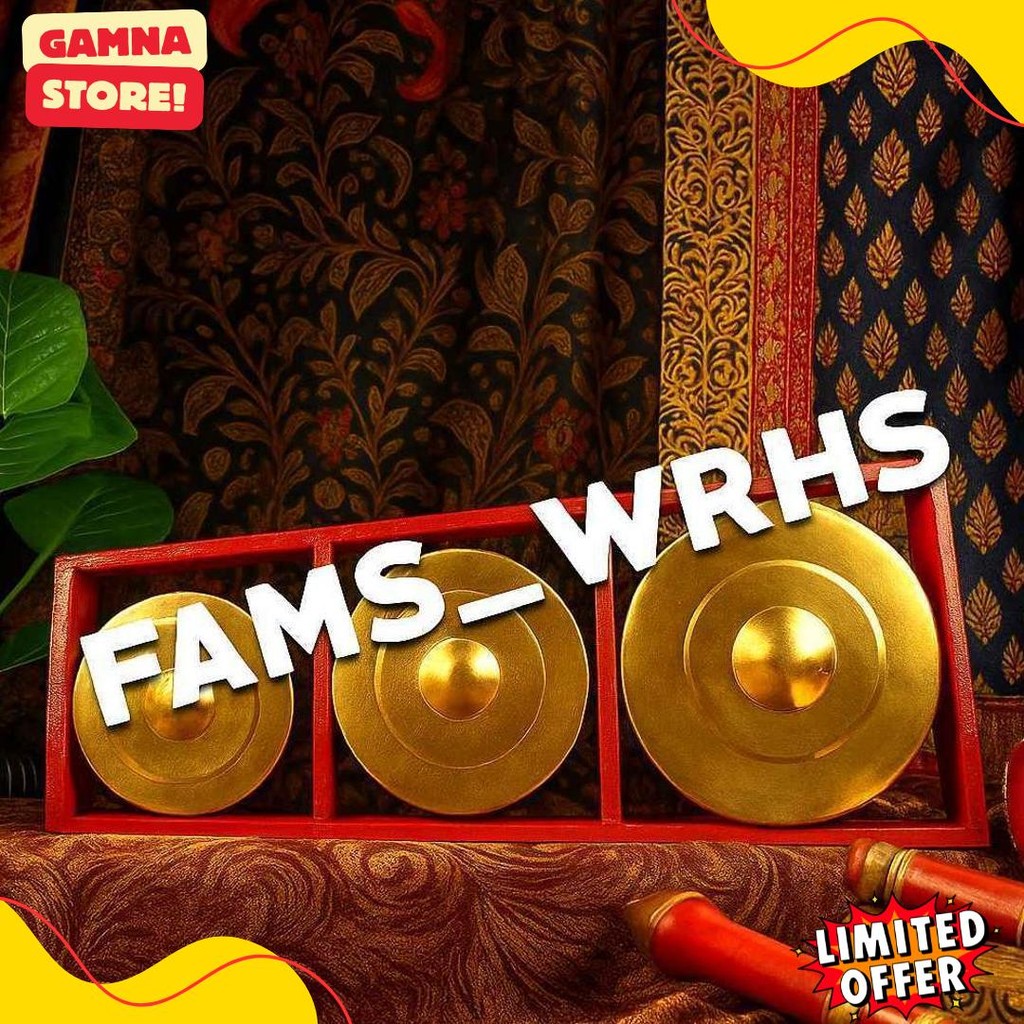 Kenong Isi 3 Kenong Gamelan Mainan Anak Alat Musik Tradisional Berkualitas (Bisa Cod)