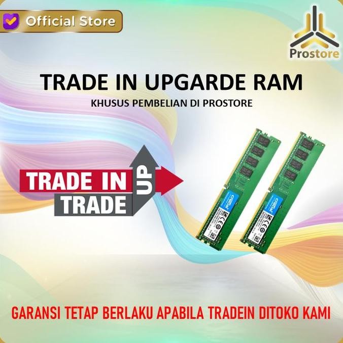 TERBARU - TRADE IN RAM 8GB 16GB 32GB SAMSUNG TEAMELITE ADATA DDR4 DDR5