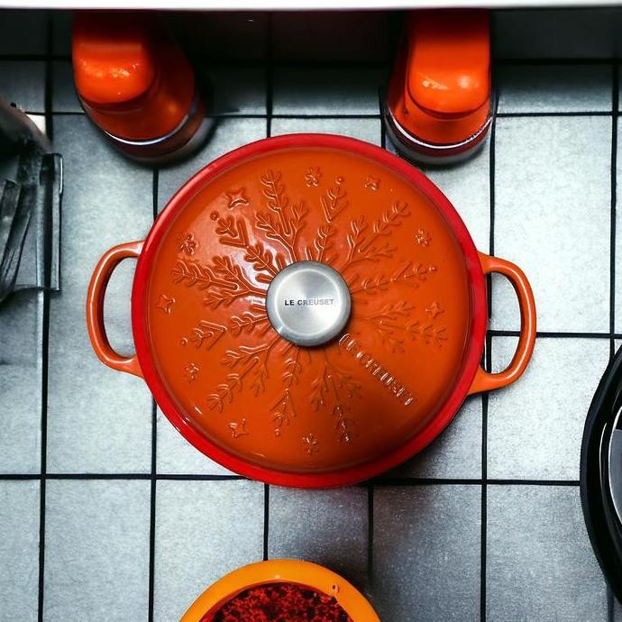 NEW Le creuset signature 26 cm / 3.5 L Braiser pan ORIGINAL PERANCIS