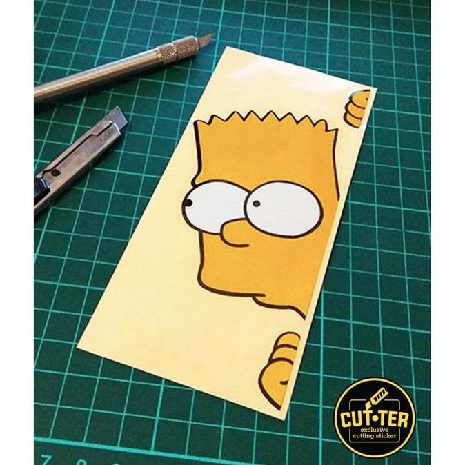 

Cutting Sticker Bart Simpson Peek