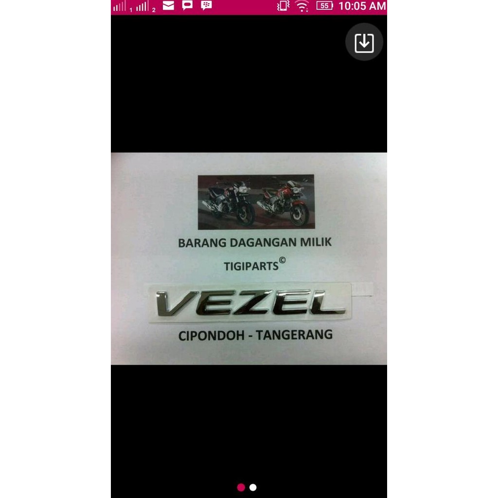 Emblem Honda Hrv Amerika Vezel
