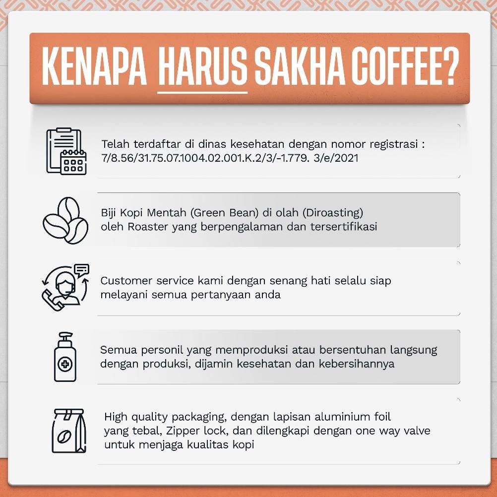 

Ready!! BIJI KOPI 100% FULL ARABICA Commercial Espresso Based By Sakha Coffee Roastery