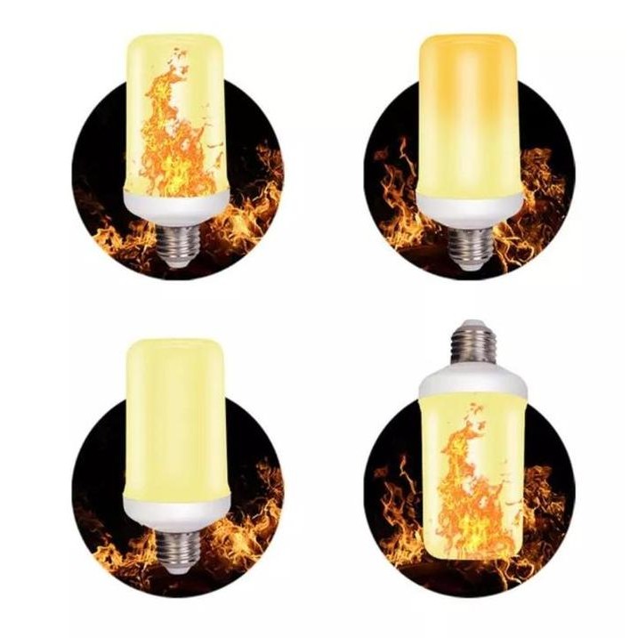 Lampu Api Lampu Obor Api Bohlam Api Lampu Tidur Kamar Lampu Api Obor Hias E27 Led Lampu Taman Hias A