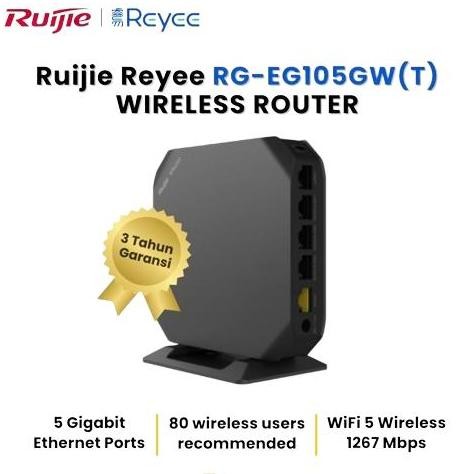 TERBARU - WIRELESS ROUTER RUIJIE REYEE RG-EG105GWT / RG-EG105GWT GARANSI RESMI 3 TAHUN