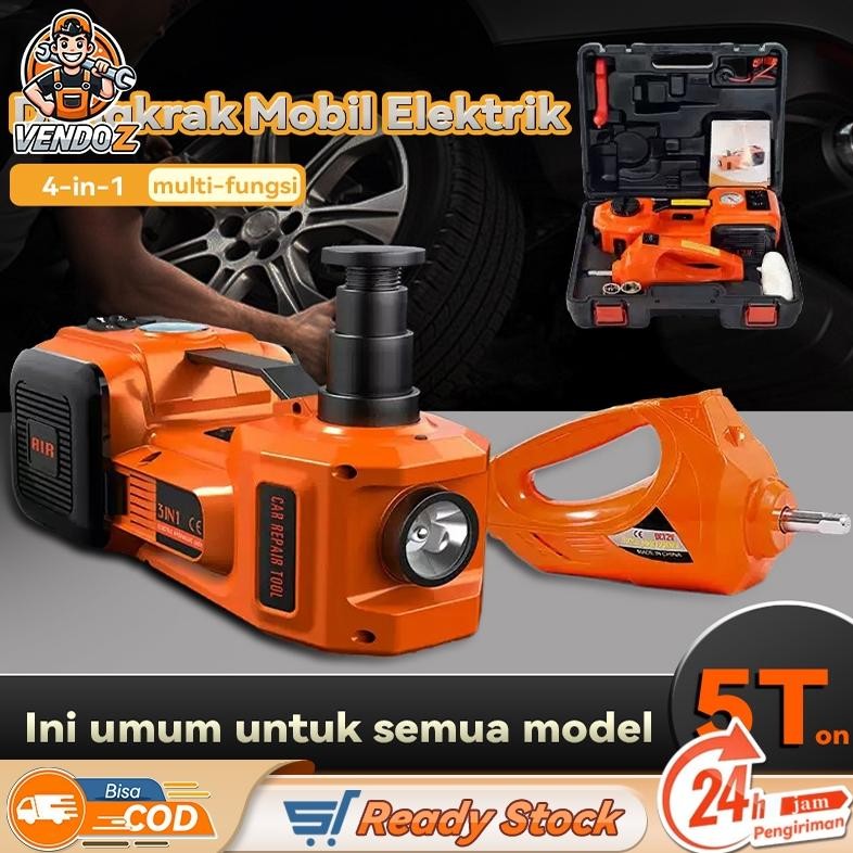 Dongkrak Mobil Elektrik + Pembuka Baut + Pompa /Eletric Car Jack berkualitas tinggi hidrolik floor j