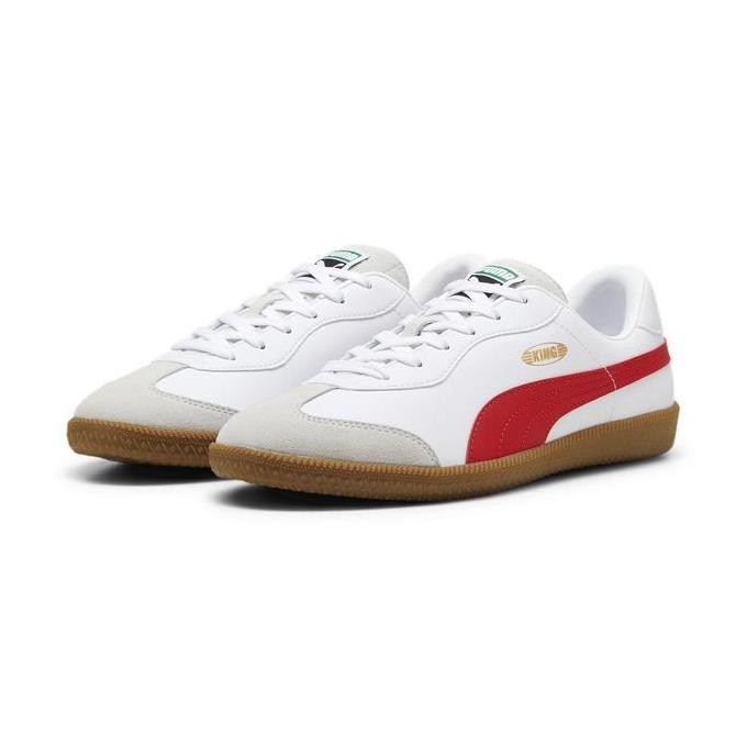 PUMA Sepatu Bola KING 21 IT White-Red