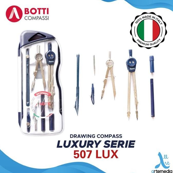 

BEBAS ONGKIR - Botti Design Compass Luxury 507 Series Set Jangka Presisi & Stabil