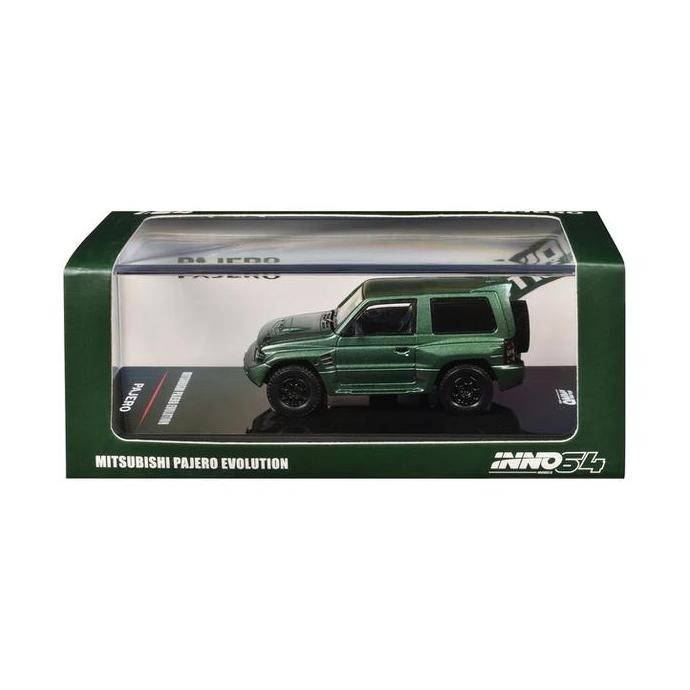 INNO64 1:64 Mitsubishi Pajero Evolution Satin Green IN64-EVOP-SGRE