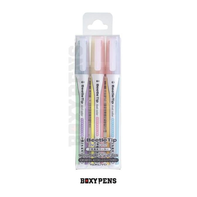 

BEBAS ONGKIR - Kokuyo Beetle Tip 2 Colour Fluorescent Highlighter