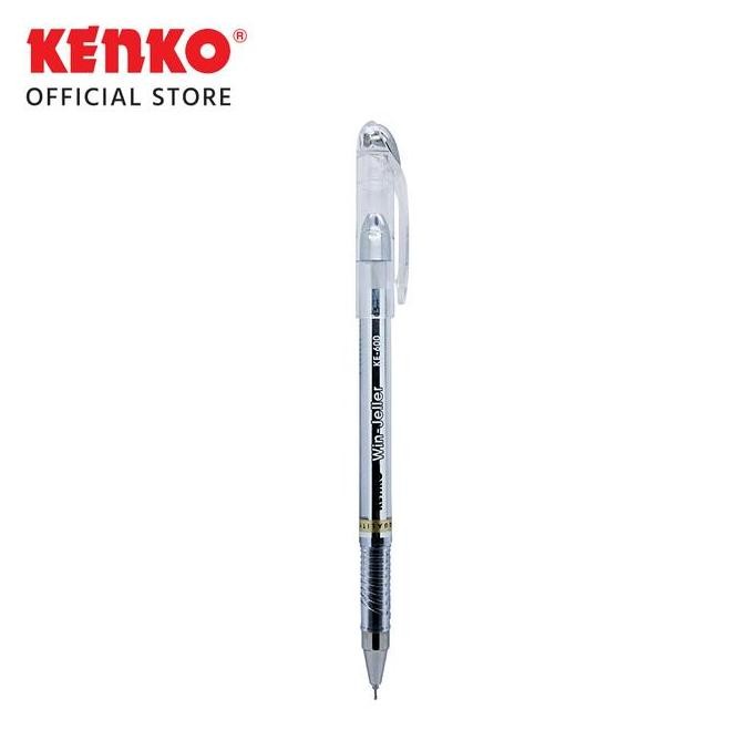 

[HADIAH! TIDAK DIJUAL] FREE GIFT GEL PEN KE-600 WINJELLER 1 DOZ (12 PCS) HITAM