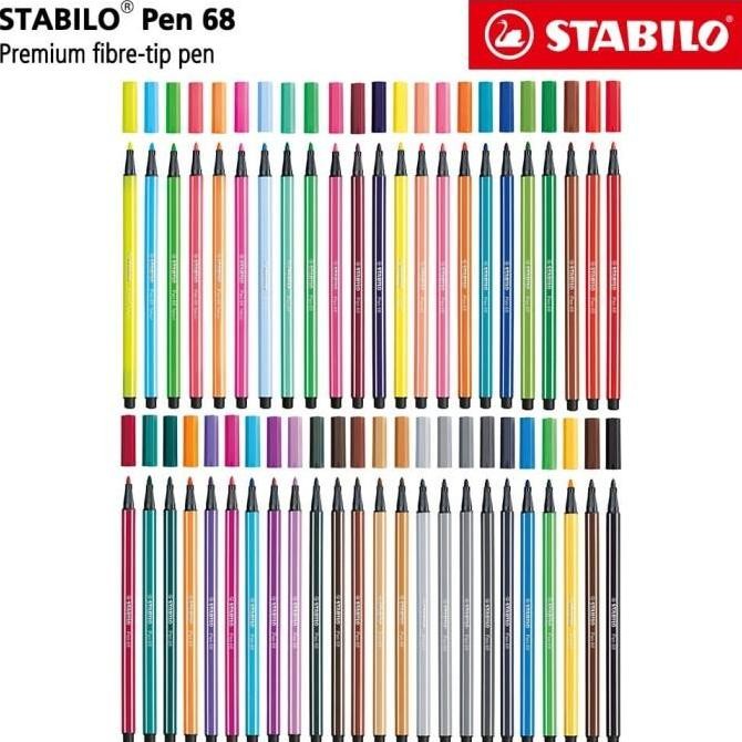 

STABILO Set 57pcs - Pen 68 All color 57 Semua Warna
