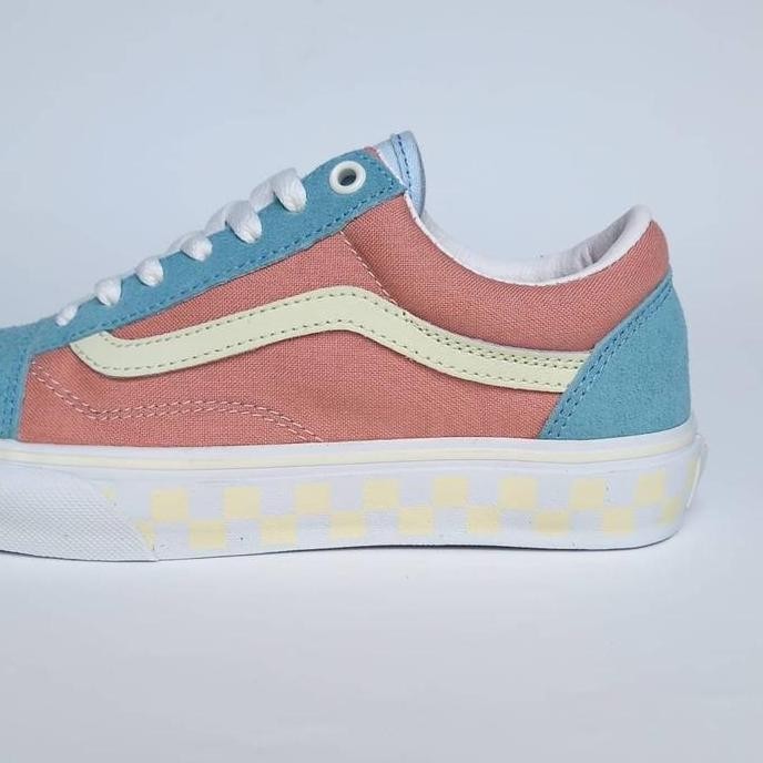 Vans Old Skool Pro Washout Peach Blue