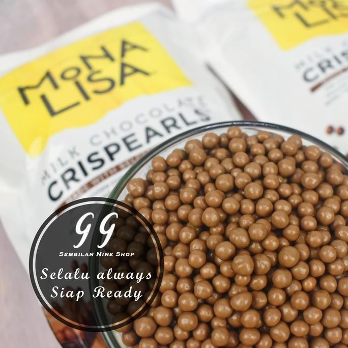 

MONA LISA 100 gram CRISPEARLS MILK Chocolate Monalisa Crispearl Belgian Crispyball Crispy Choco Cokelat SUSU Coklat Belgia Belgium CALLEBAUT