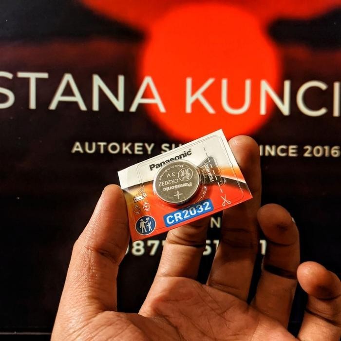 (Terbaru) Baterai Remote Keyless Kunci Yamaha Lexi Original Panasonic Bestseller