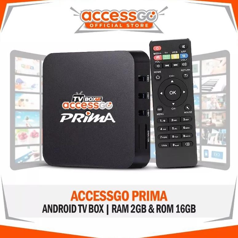 Tv Box Android 4K Hd Accessgo Luna 2/16 Gb