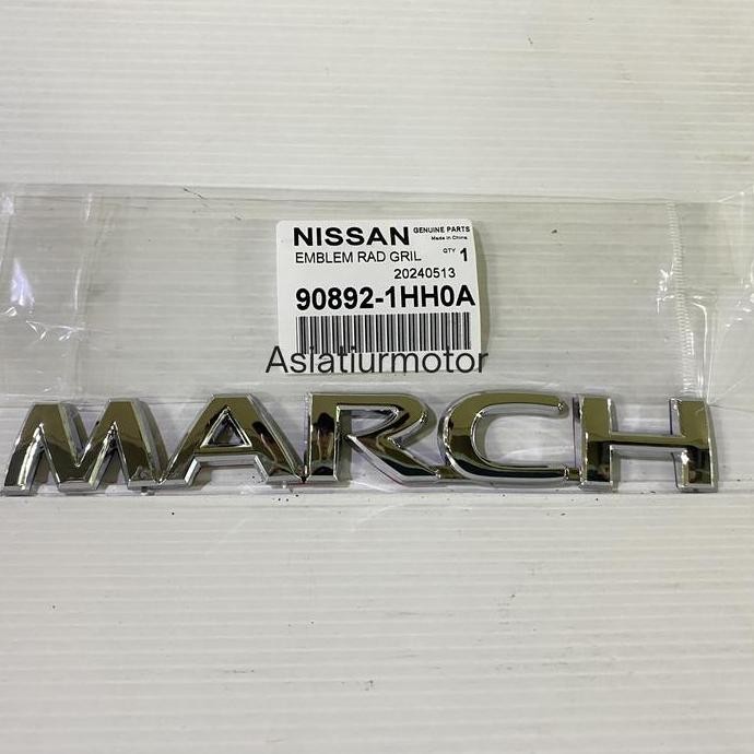 Emblem Logo Pintu Bagasi Belakang Nissan March