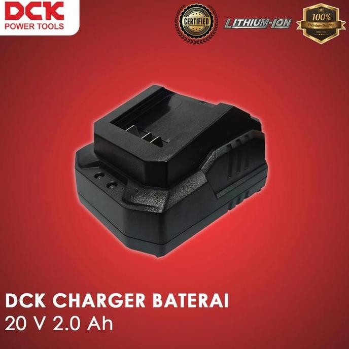 TERBARU - DCK Charger Battery / Baterai 20V 2.0 Ampere