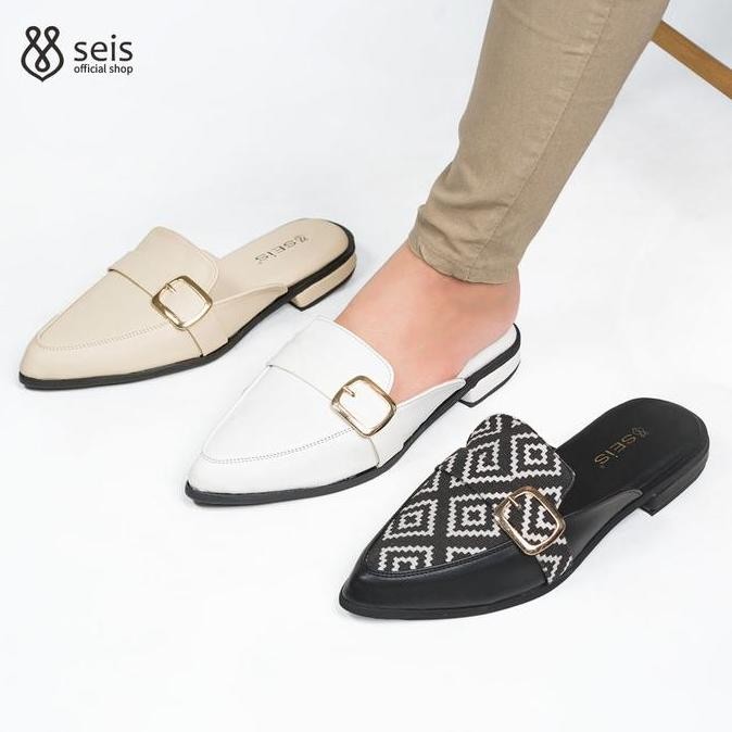 Seis  Macys Sandal Mules Wanita Shoes Sendal