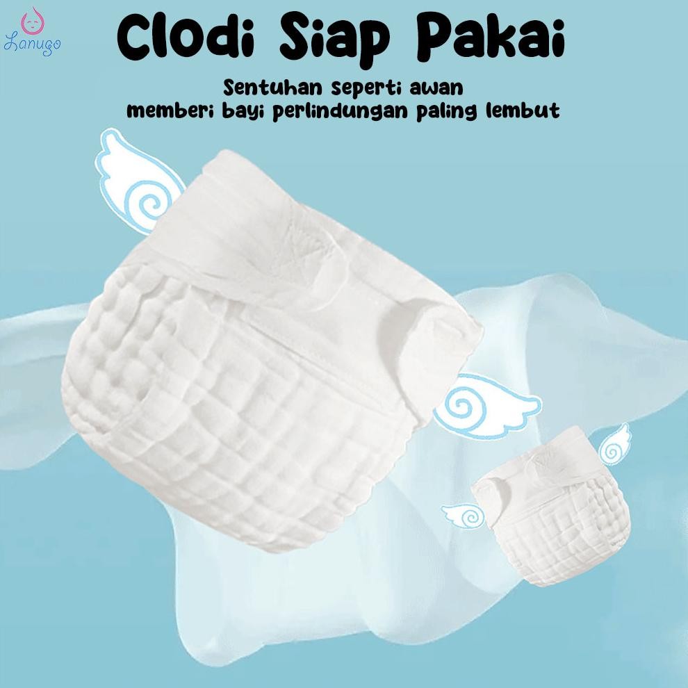 Hemat Clodi Bayi Siap Pakai Adem Dan Lembut Tanpa Insert  / Cloth Diaper / Celana Dalam Anak / Popok