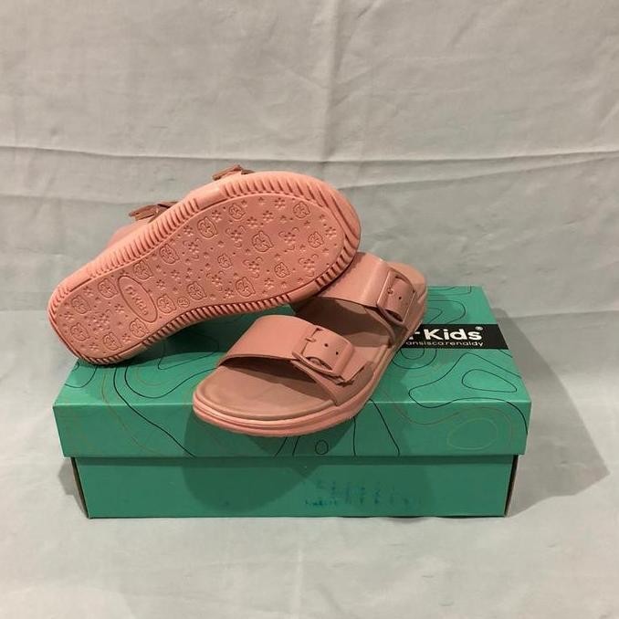Sandal Slop Anak Perempuan Fransiska Renaldy T.Helen 02 Peach
