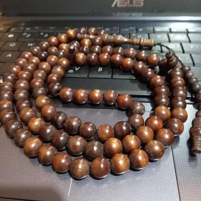 Tasbih Stigi Asli 10Mm Tasbih Kayu Setigi Tasbeh 99