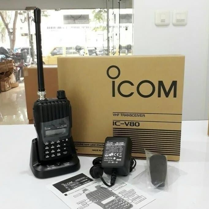 Radio Ht V80 Icom V80 Walky Talkie Icom V80 Icv80 Ic-V80 V 80 V80E Vhf