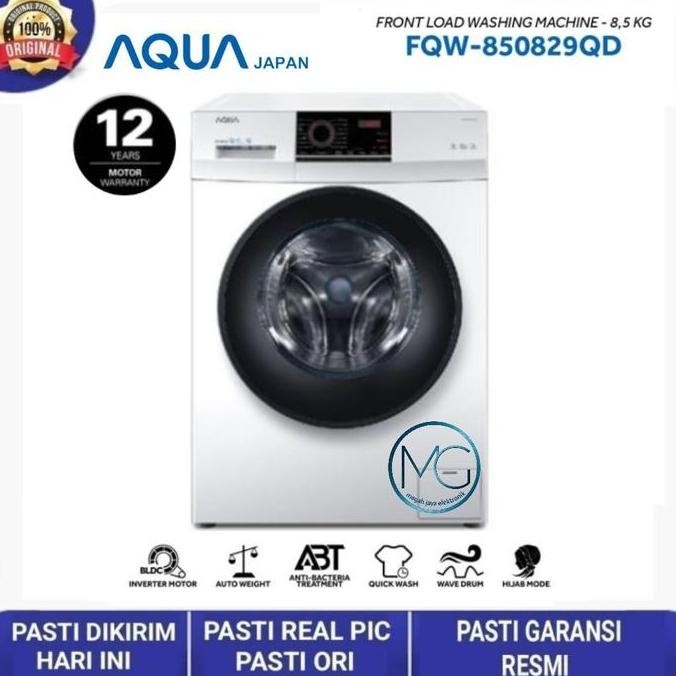 AQUA Japan Mesin Cuci Front Load 8.5Kg FQW-850829QD